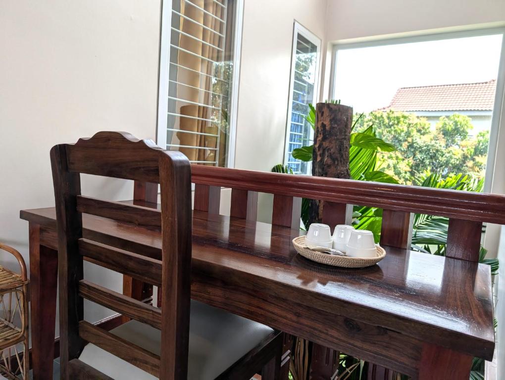 Balkón nebo terasa v ubytování VILLA Siem Reap - eco & local