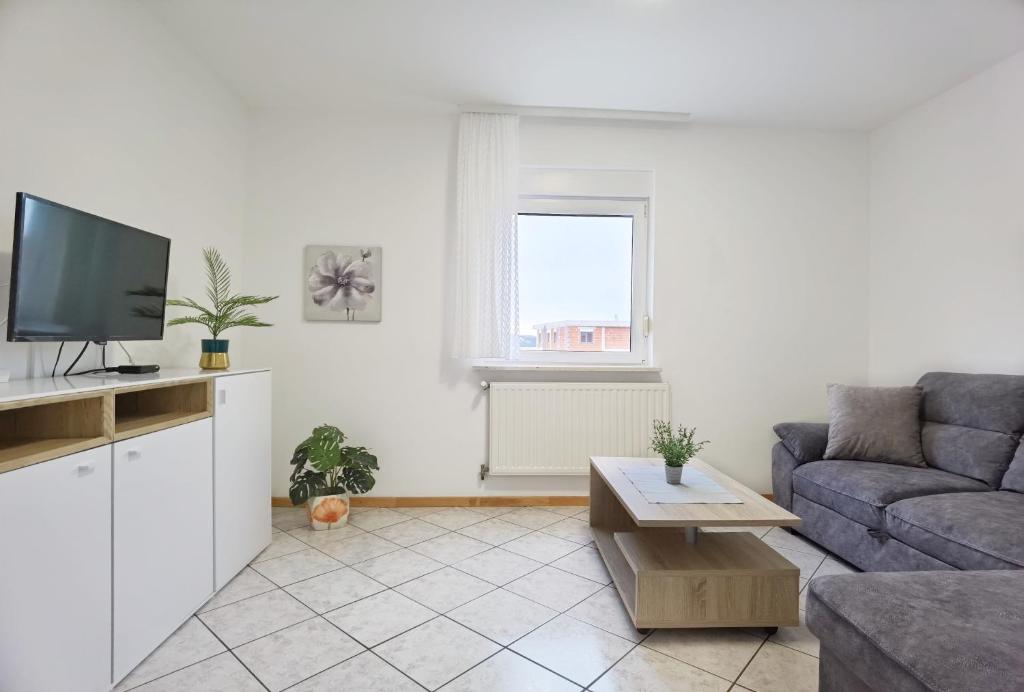 TV a/nebo společenská místnost v ubytování LiLu Apartments