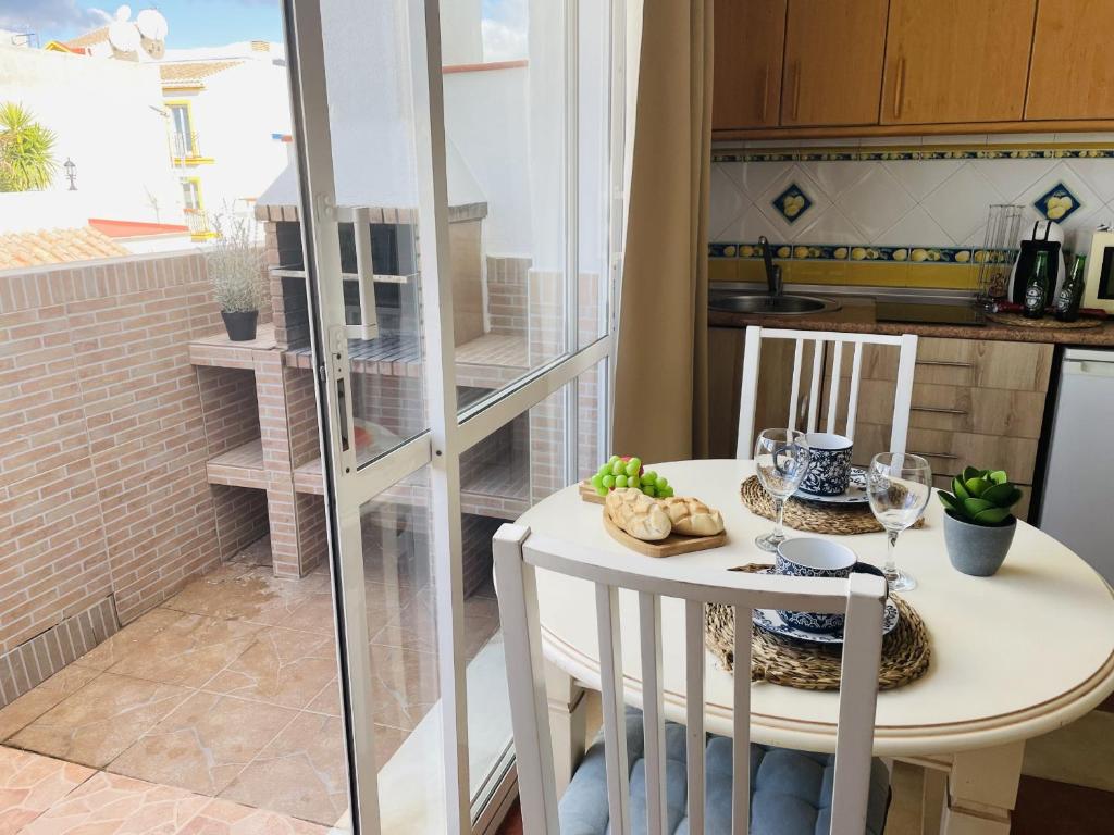 Kuchyň nebo kuchyňský kout v ubytování Apartamento Jimena Sevilla en el centro de Nerja