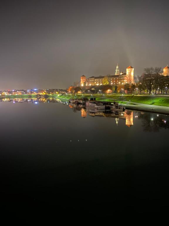 Γενική άποψη της πόλης Κρακοβία ή θέα της πόλης από  αυτό το διαμέρισμα