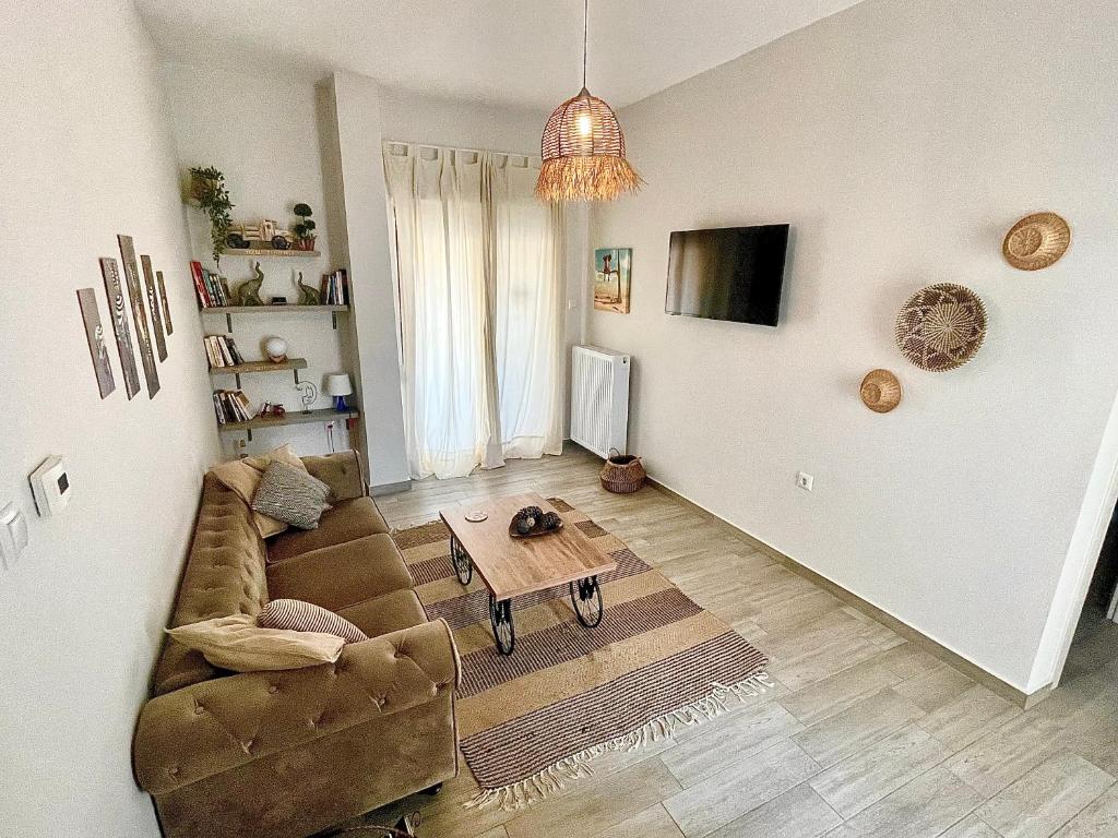 Televízia a/alebo spoločenská miestnosť v ubytovaní VivereFelix - Genius Loci