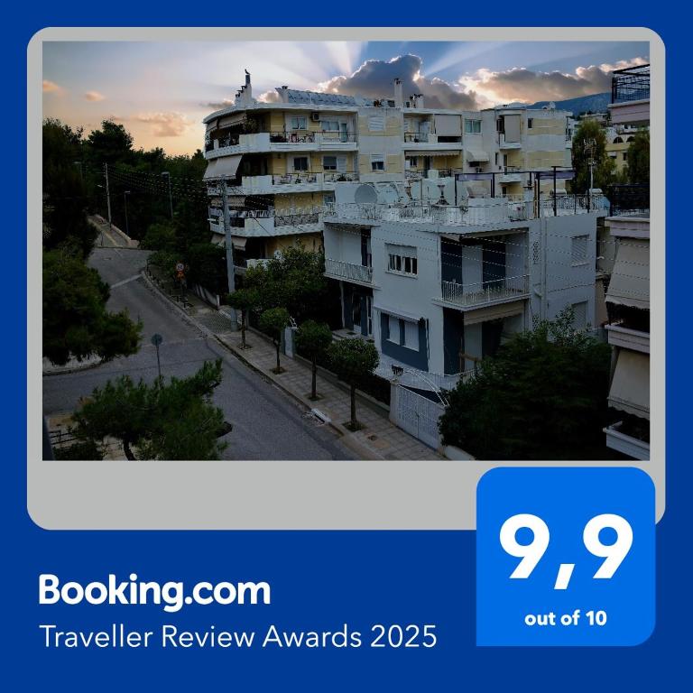 Certifikát, ocenenie alebo iný dokument vystavený v ubytovaní Zefyros Super Cool Apartments next to Alimos Riviera