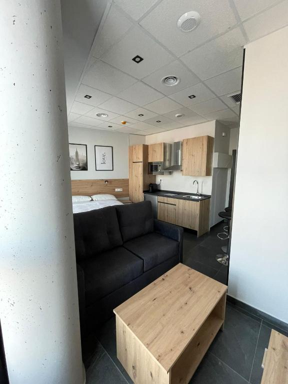 Kuchyň nebo kuchyňský kout v ubytování Apartamentos - Mirasur