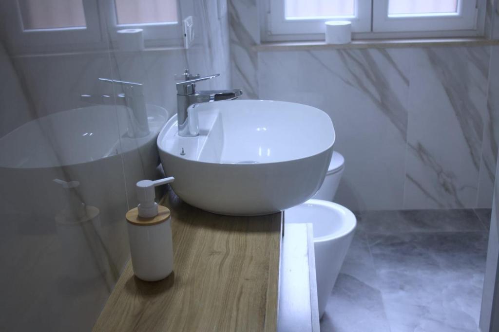 Koupelna v ubytování B&B IlTempio