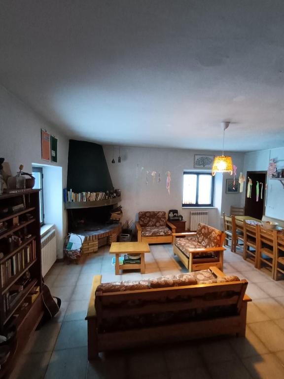 Kuchyň nebo kuchyňský kout v ubytování Casa Ta-Pù a Passolanciano