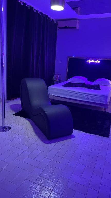 Postel nebo postele na pokoji v ubytování Aphrodite #Love Room#