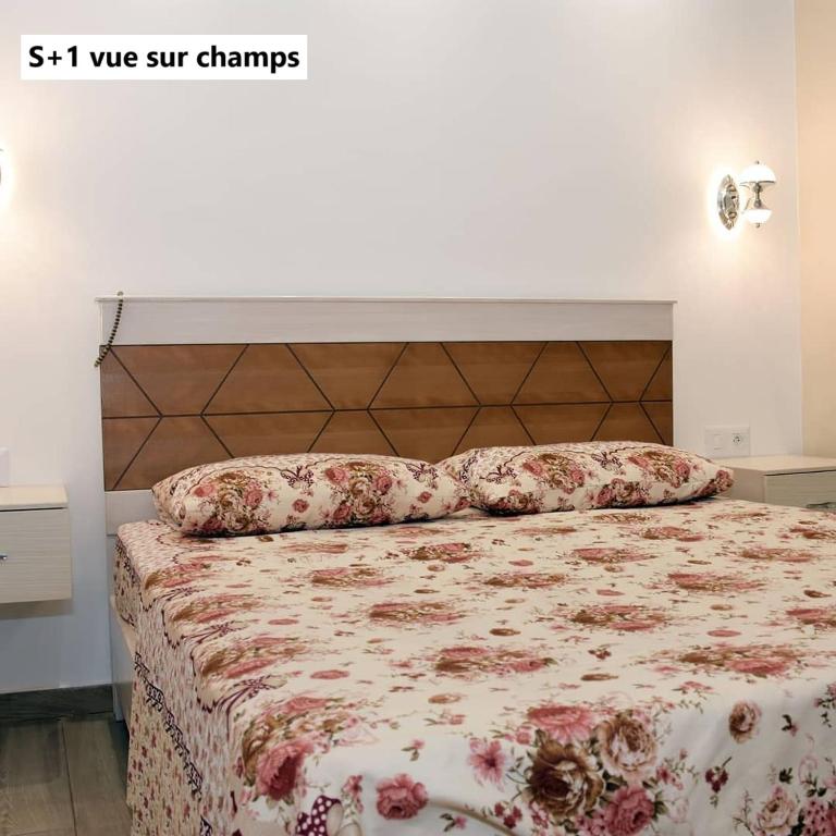 Postel nebo postele na pokoji v ubytování Dar Bhar
