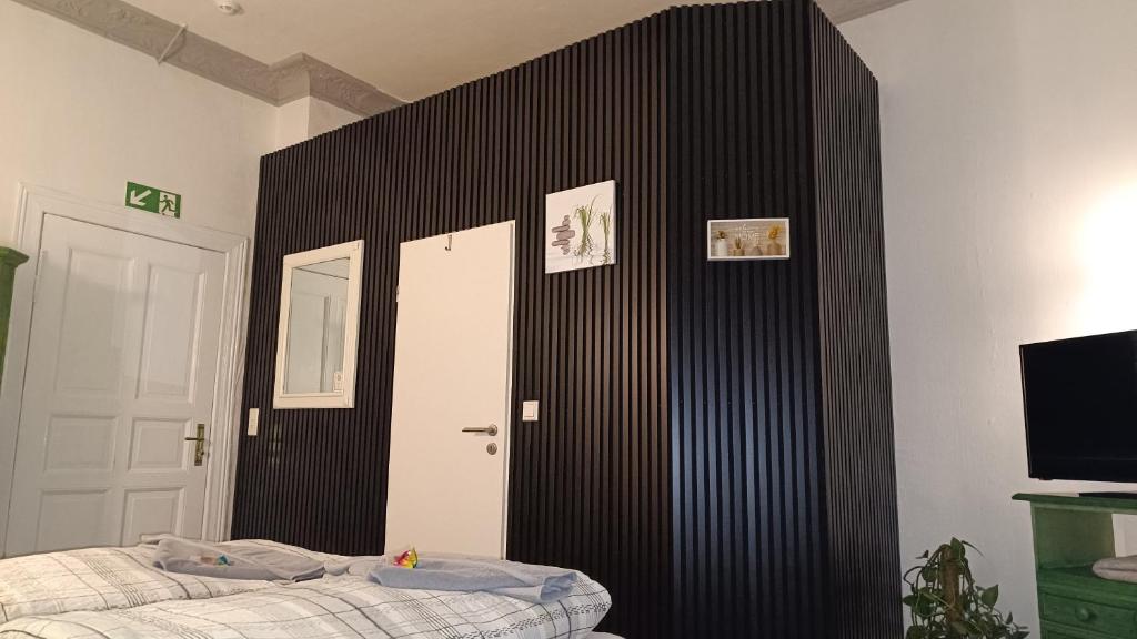 Postel nebo postele na pokoji v ubytování Hotel Villa Alice