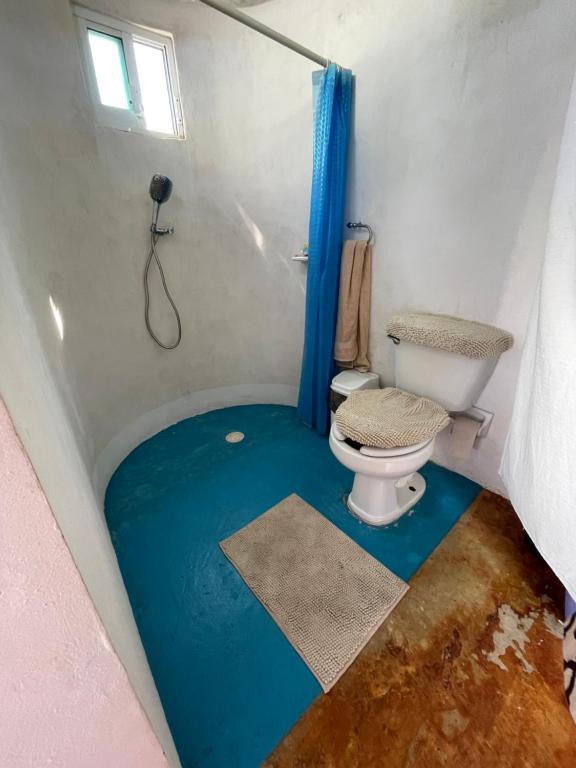Koupelna v ubytování Glamping Burbuja
