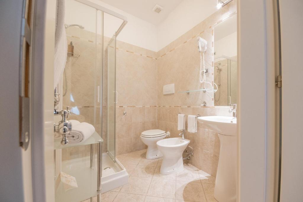 Koupelna v ubytování Green Hotel Poggio Regillo