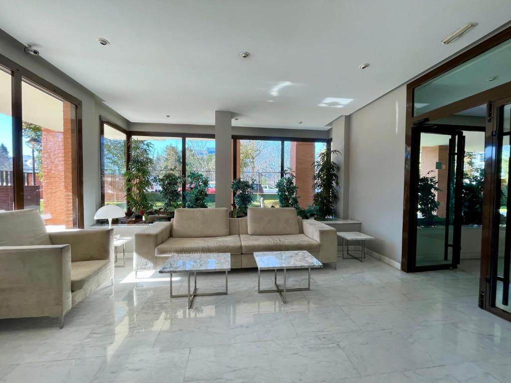 Posezení v ubytování Apartamento en Madrid