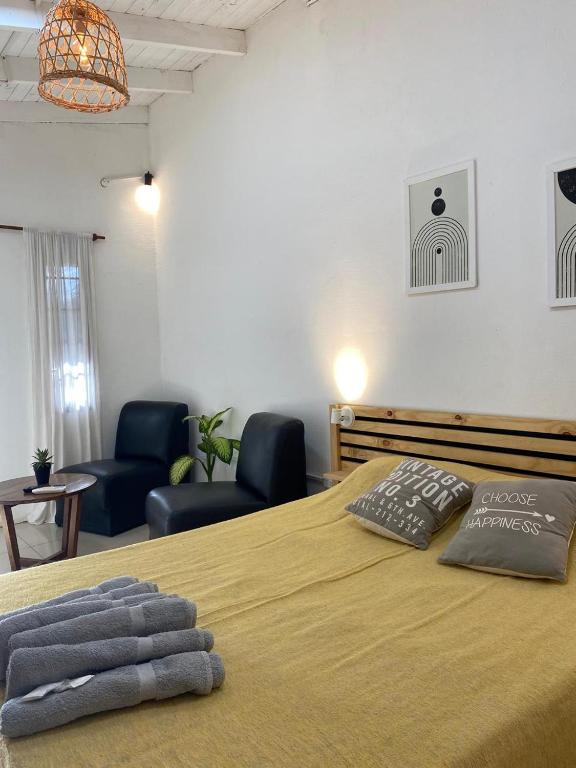Postel nebo postele na pokoji v ubytování Posada El Ceibo