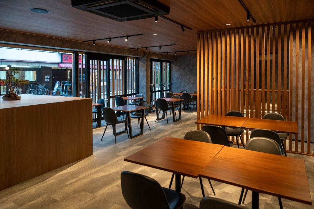 Restaurace v ubytování TOCORO. Mt.Fuji Station HOSTEL Kawaguchiko