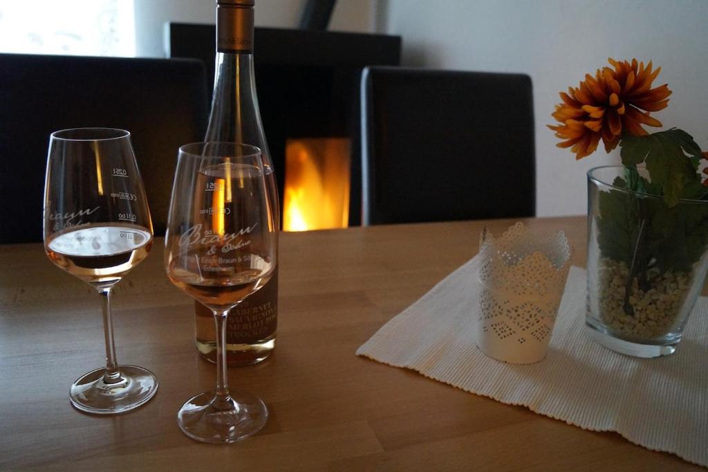 Nápoje v ubytování Ferienhaus Lisbeth