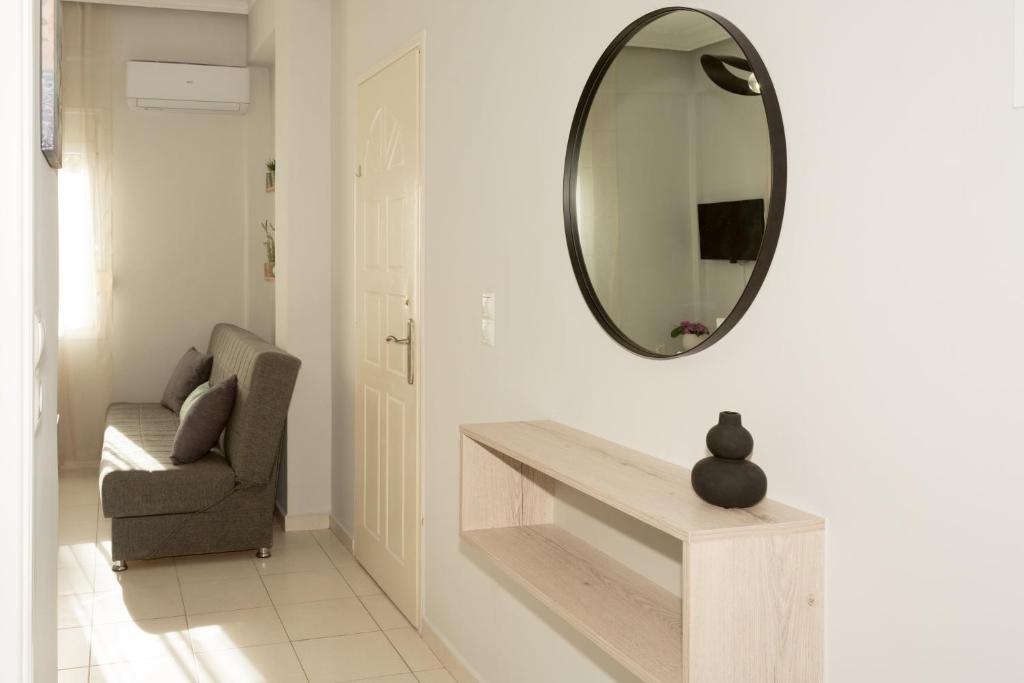 Posezení v ubytování Eleni Apartments