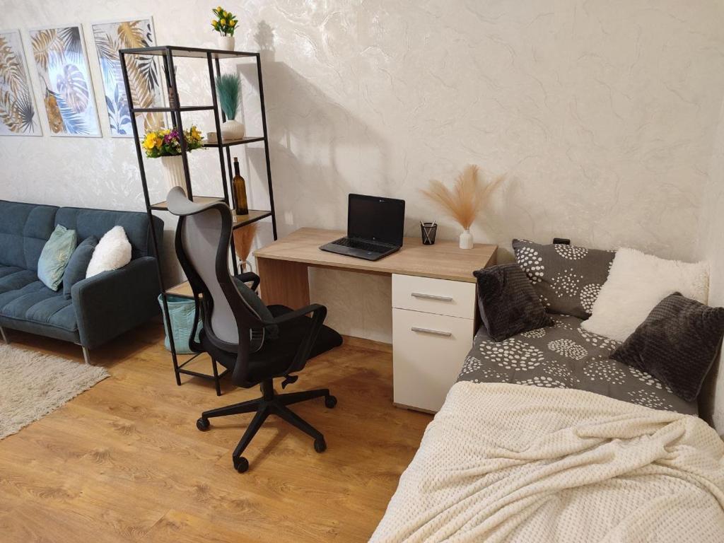Posezení v ubytování Narva Vahtra Apartment