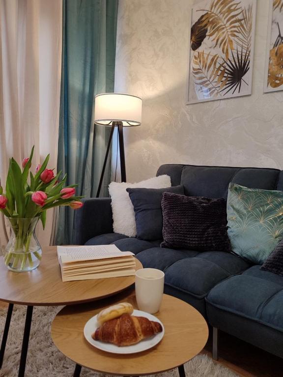Posezení v ubytování Narva Vahtra Apartment