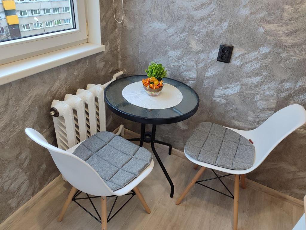 Posezení v ubytování Narva Vahtra Apartment