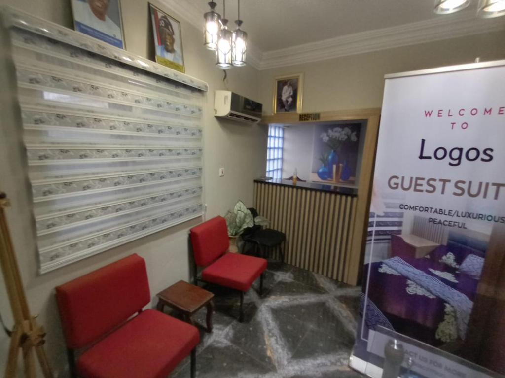 Posezení v ubytování Logos Guest Suites