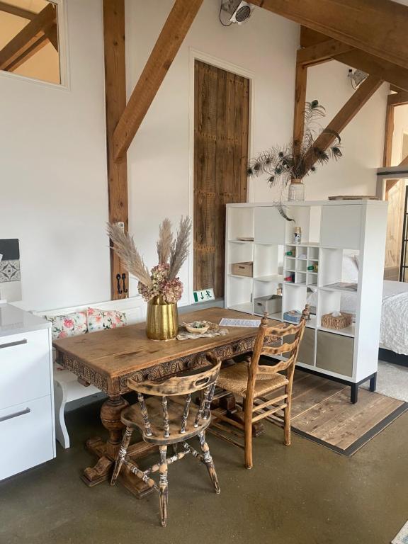 Køkken eller tekøkken på B&B / Studio De Rozeboom