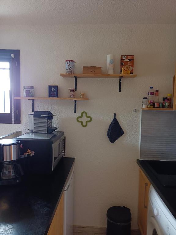 Kuchyň nebo kuchyňský kout v ubytování Appartement - Combloux