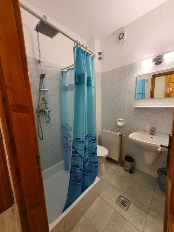Koupelna v ubytování Arizona apartman