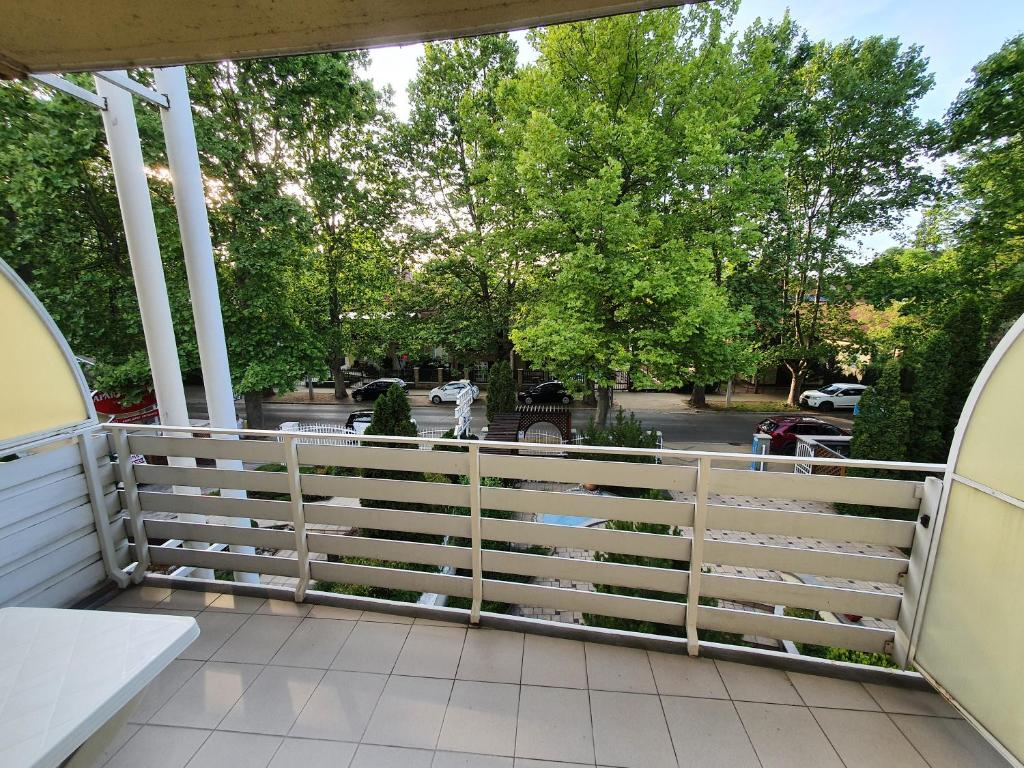 Balkón nebo terasa v ubytování Arizona apartman