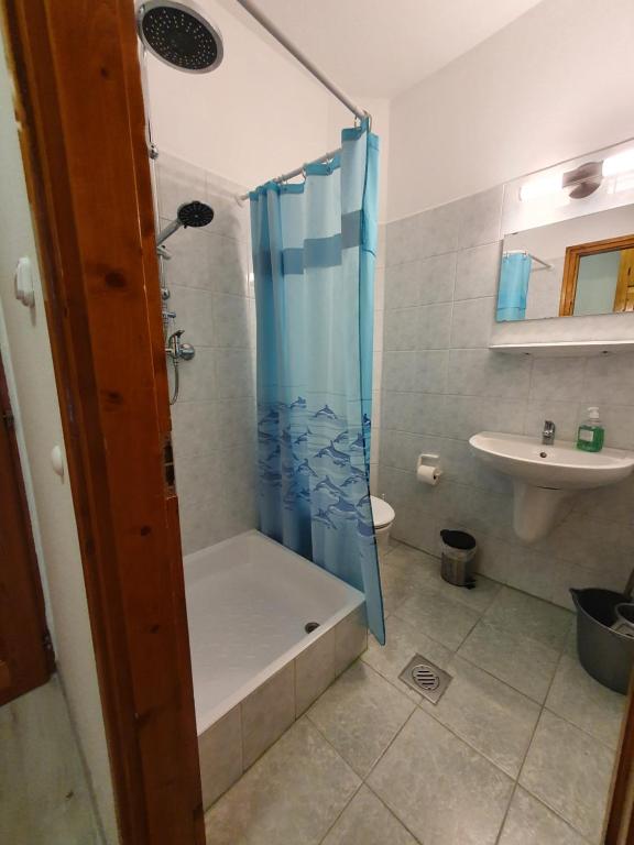 Koupelna v ubytování Arizona apartman