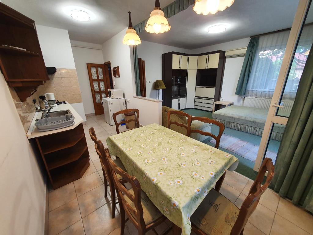 Kuchyň nebo kuchyňský kout v ubytování Arizona apartman
