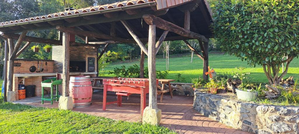 Zahrada ubytování Casa Rural Urkulu Landetxea