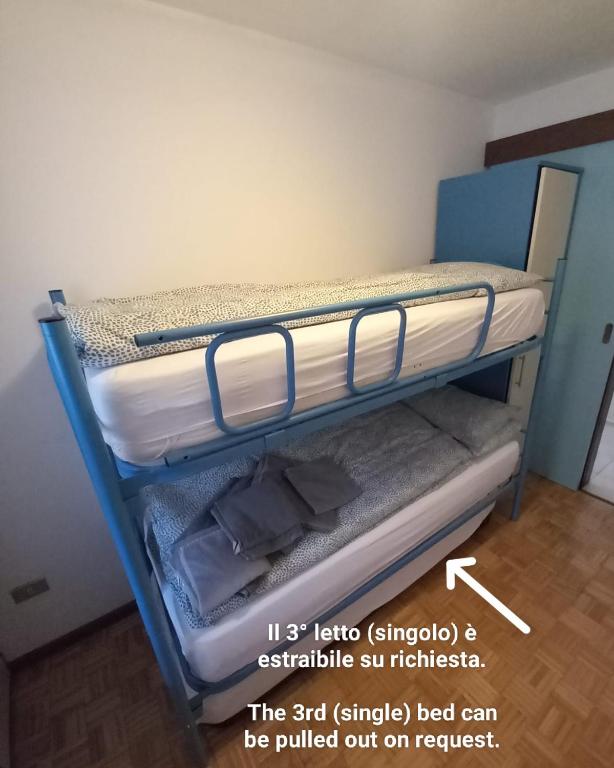 Postel nebo postele na pokoji v ubytování Appartamento di Giulio & Giorgia