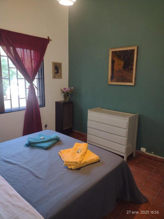 Voodi või voodid majutusasutuse LA CASONA DEL HUGO toas