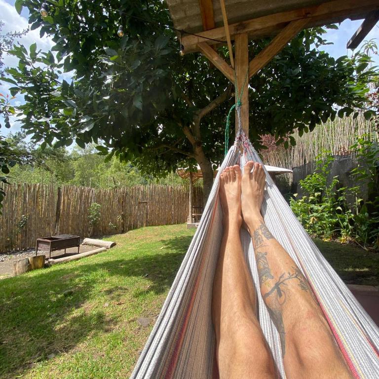 Zahrada ubytování QuillaGlamping