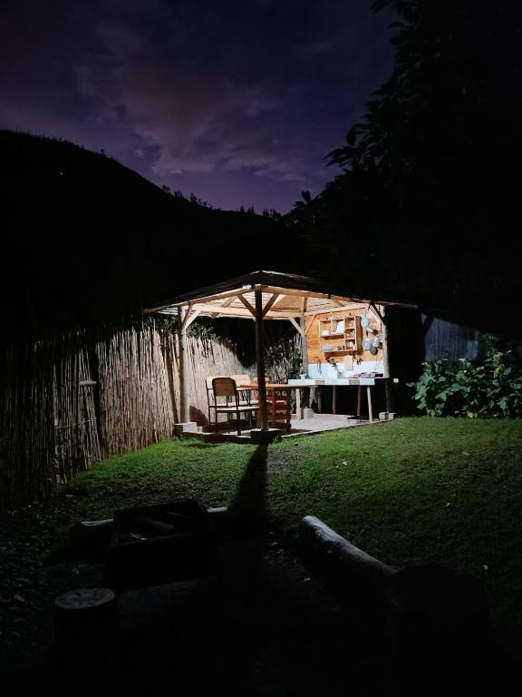 Zahrada ubytování QuillaGlamping