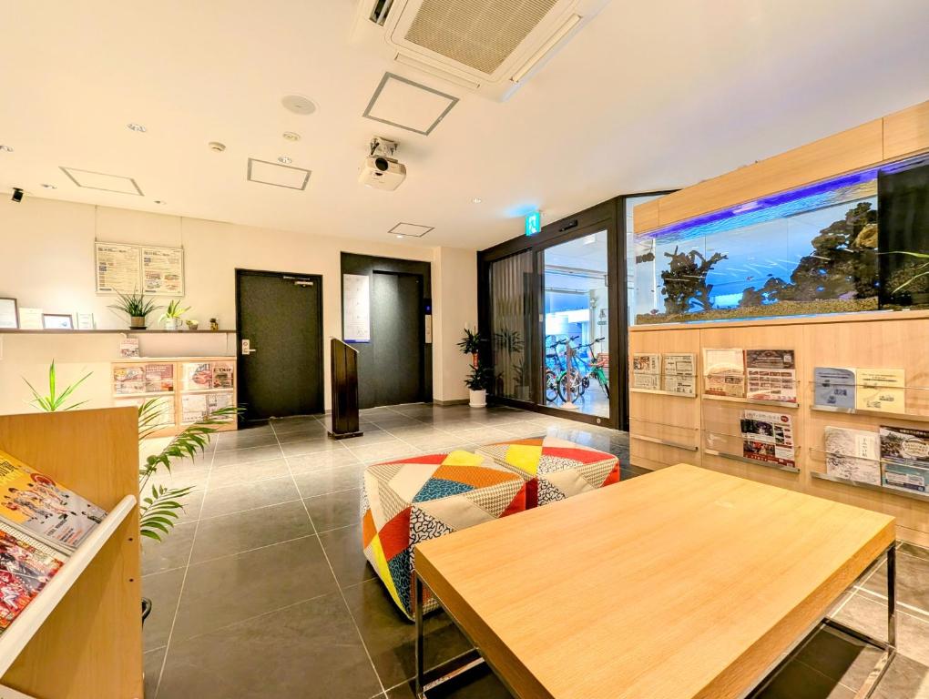 Kuchyň nebo kuchyňský kout v ubytování Kanazawa Station Hotel
