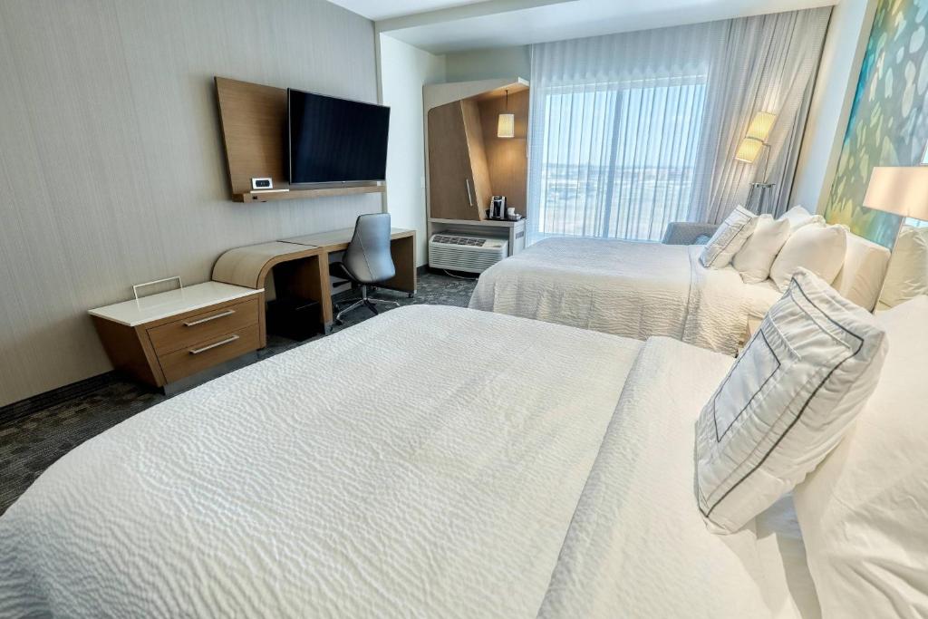 Courtyard by Marriott North Brunswick - Habitación Queen Con Dos Camas Queen