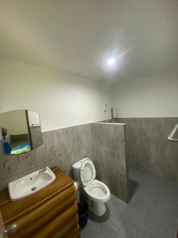Koupelna v ubytování PD Guesthouse