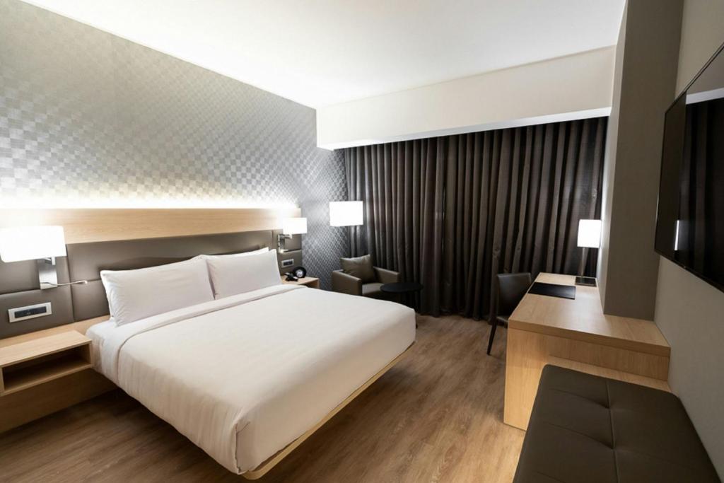 Postel nebo postele na pokoji v ubytování AC Hotel by Marriott Lima Miraflores