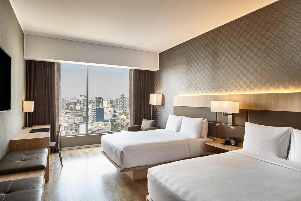 Postel nebo postele na pokoji v ubytování AC Hotel by Marriott Lima Miraflores