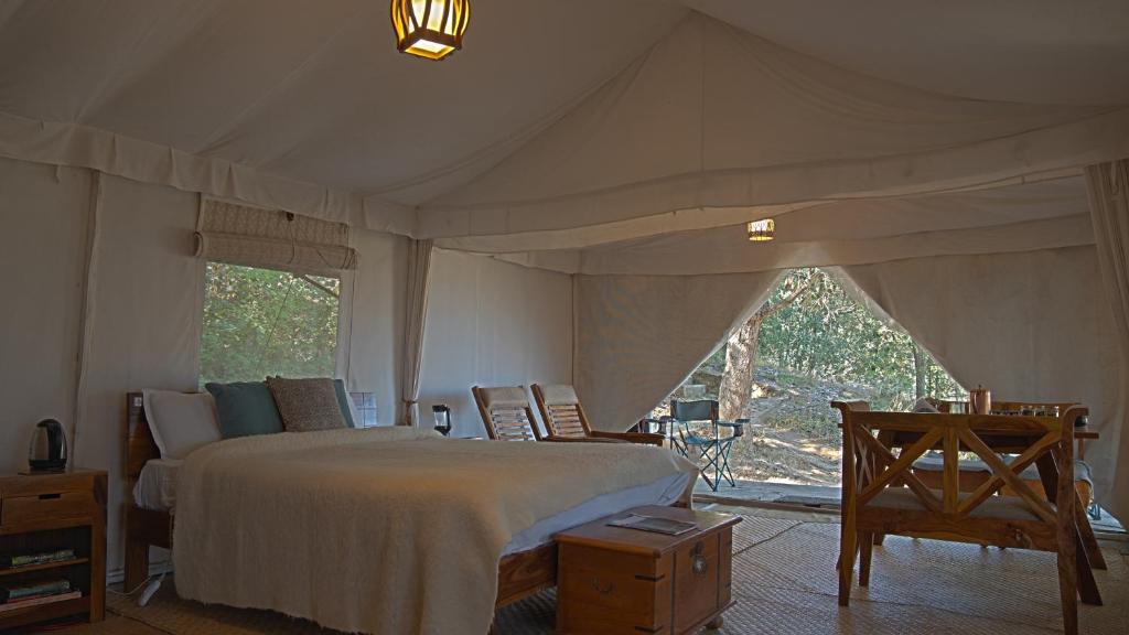 Postel nebo postele na pokoji v ubytování Nayalap - Rural Himalayan Glamping