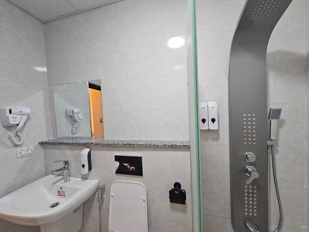 Koupelna v ubytování Ramses Tafilah Lodge نزل رمسيس الطفيلة