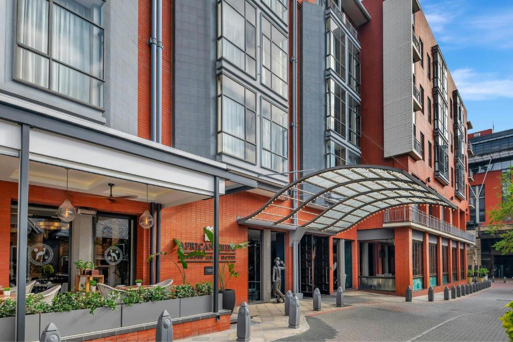 O edifício em que o hotel se localiza