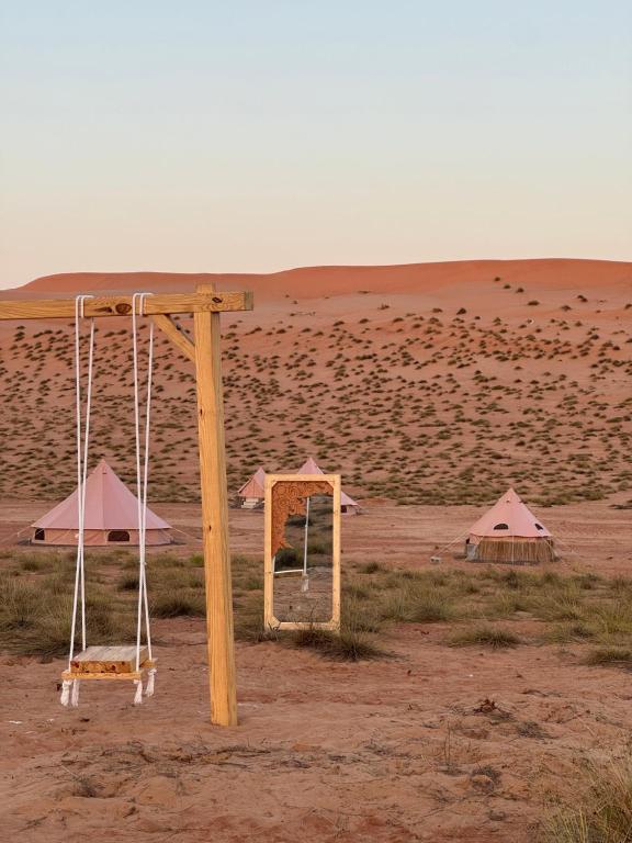 Příroda nedaleko luxury tent