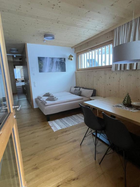 Posteľ alebo postele v izbe v ubytovaní Apartment Waldblick