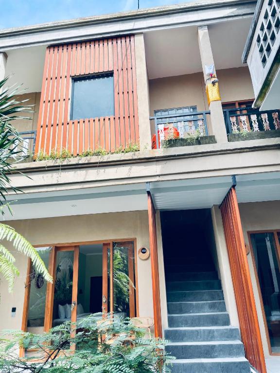 Balkón nebo terasa v ubytování Rumah Baris Ubud