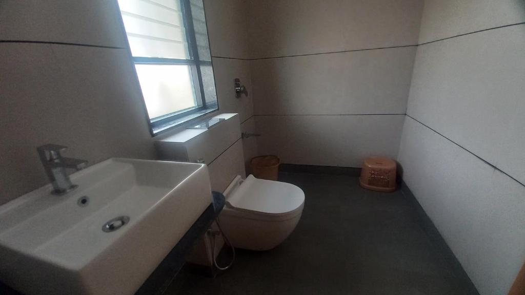 Koupelna v ubytování Hotel Elite