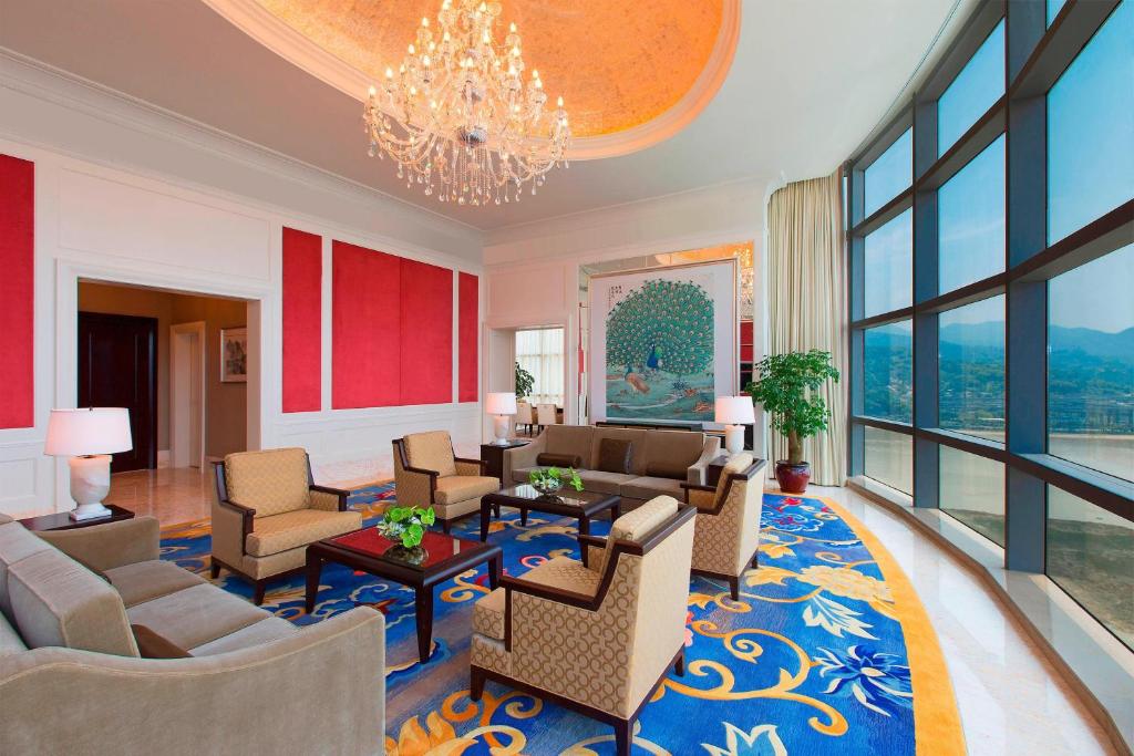 Posezení v ubytování Sheraton Fuzhou Hotel