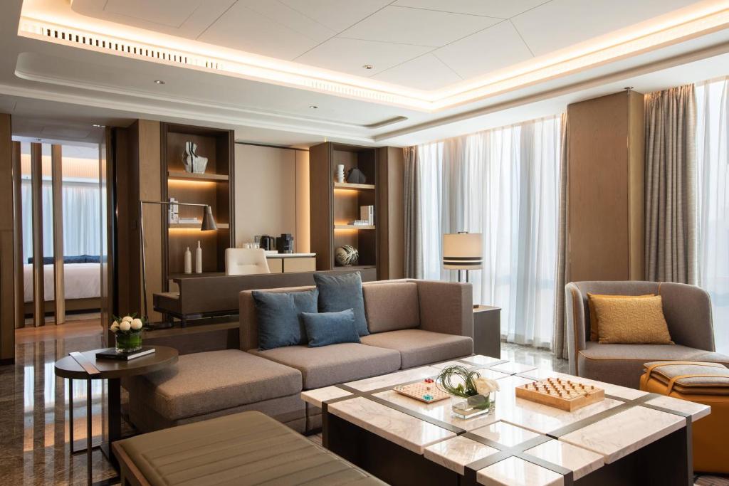 Renaissance Xi'an Hotelにあるシーティングエリア