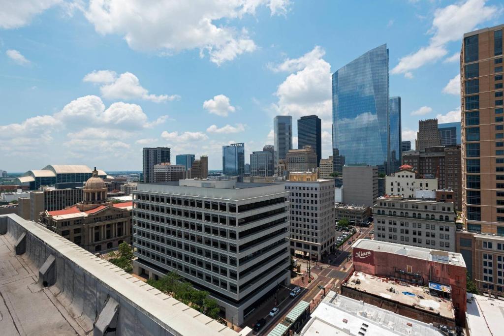 a view of a city skyline with tall buildings at Hotel ICON, Autograph Collection in Houston