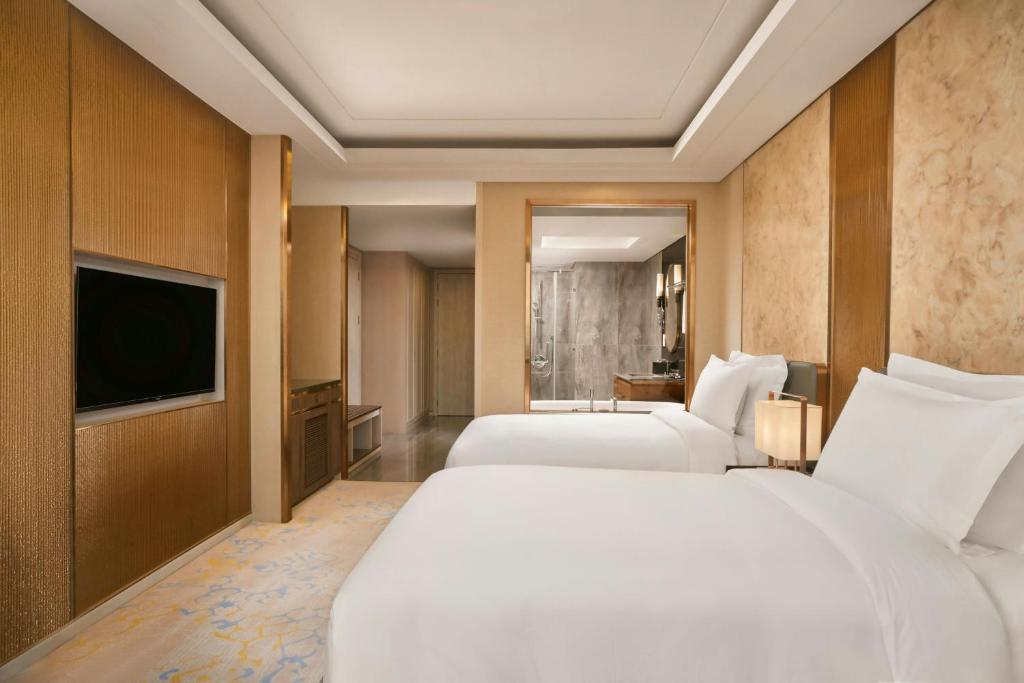 Phòng Club 2 Giường Đơn Với Tầm Nhìn Lên Bầu Trời - Quyền Sử Dụng Club Lounge